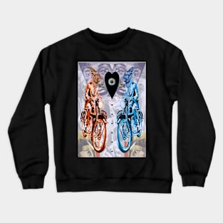 Motor Hare Shout Girl (Artwork by The Shend) Crewneck Sweatshirt